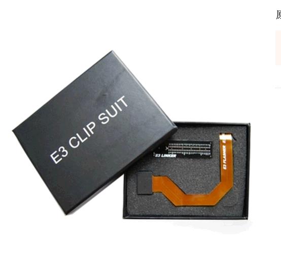 Electronics E3 flasher E3 Nor flash Clip Suit Flex Cable for PS3 for ps3 downgrade ic