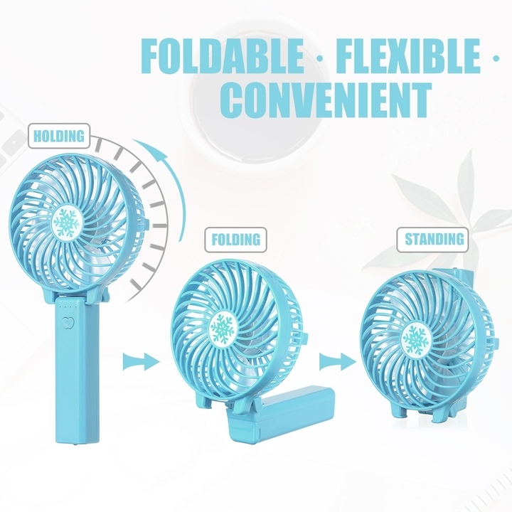 Portable Mini USB Fan Air Conditioning Fans Hand Held Cooling Fan Rechargeable Fan