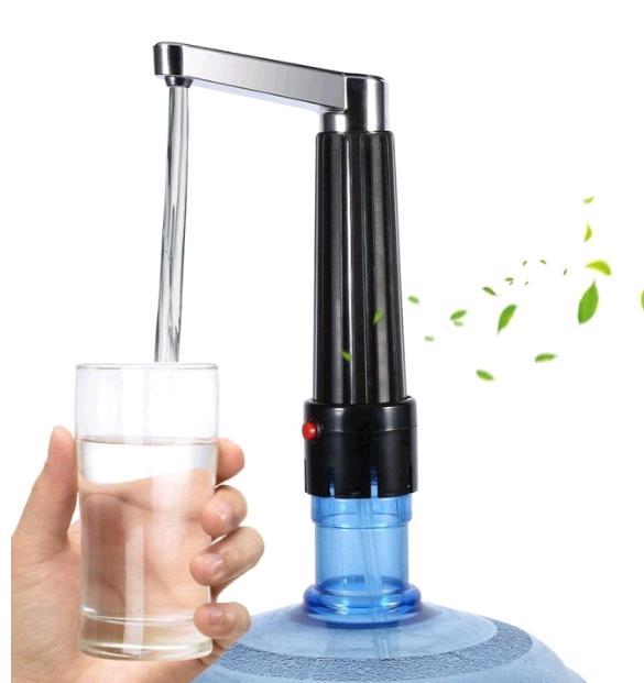 Electric Drinking Water Button Press Pump Bottled Dispenser Water Supply white