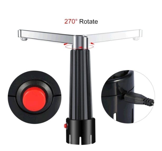 Electric Drinking Water Button Press Pump Bottled Dispenser Water Supply white