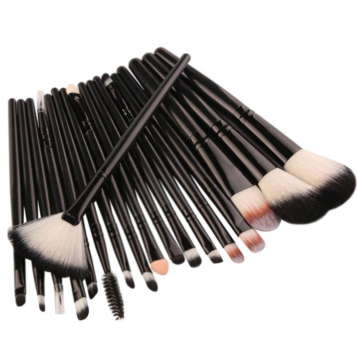 1 set cosmetic refresh multi-color rod eye and lip brushes set 18pcs/set