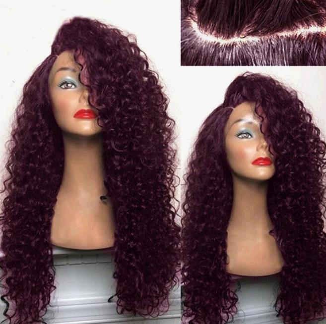 Wig Hair Cover African Ladies Small Curly Hair Long Curly Hair High Temperature Silk Fiber Hair Wigs
