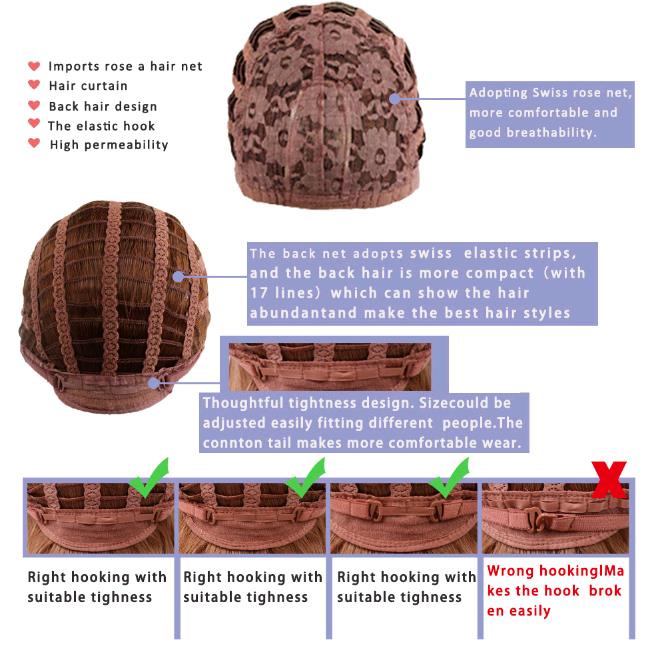 Office Lady wig fashion Liuhai Short Hair Chemical Fiber Headset Wigs