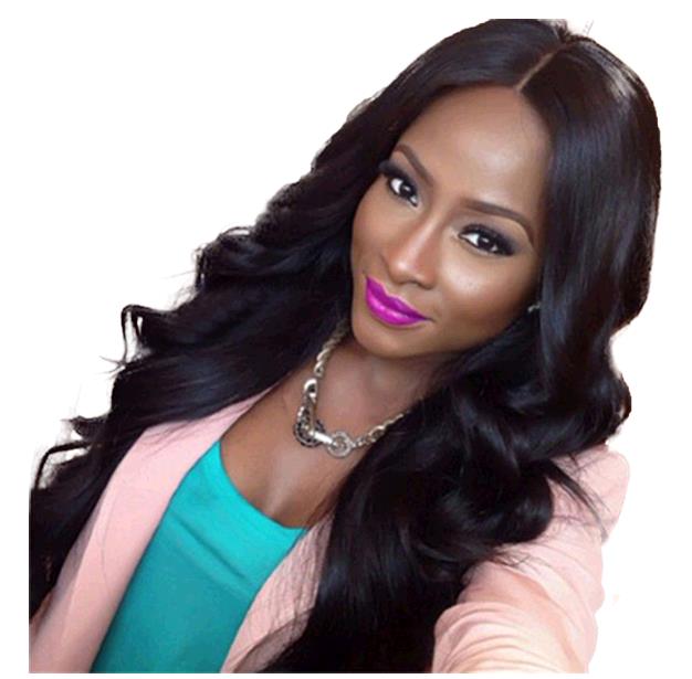 Black Fashionable Natural Wig High Temperature Resistant Silk Medium-length Curly Hair Wigs