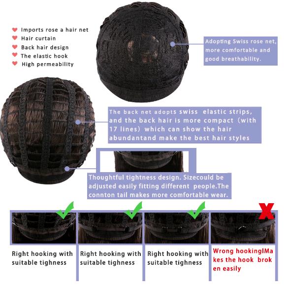 Long Curly Hair and Large Wave Wig High Temperature Resistant  Head Cover Wigs