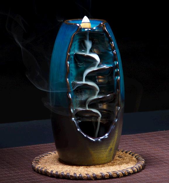 Fragrance Furnace Ceramic Articles Road Large Home Office Fragrance Road Handicraft Arrangements
