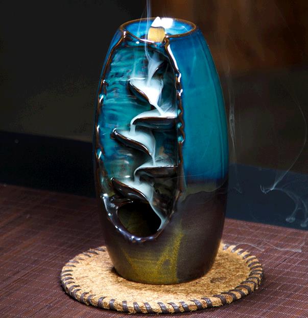 Fragrance Furnace Ceramic Articles Road Large Home Office Fragrance Road Handicraft Arrangements