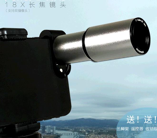 Mobile Lens Single Telescope 18x Zoom External Camera Concert Universal using