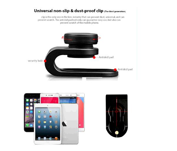 Mobile Lens Single Telescope 18x Zoom External Camera Concert Universal using