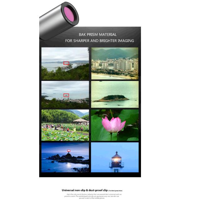 Mobile Lens Single Telescope 18x Zoom External Camera Concert Universal using