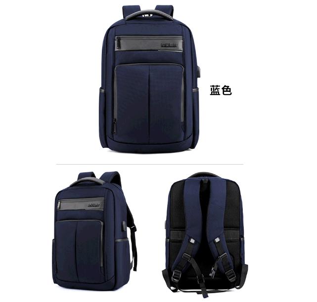 men's waterproof Oxford business notebook computer backpack Korean version decompression backpack
