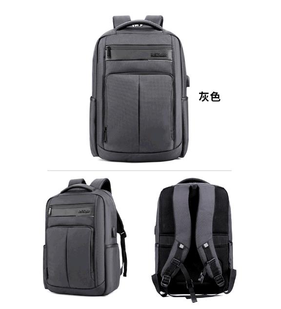 men's waterproof Oxford business notebook computer backpack Korean version decompression backpack