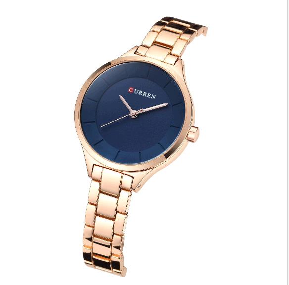 Curren Women Slim steel Band Bracelet Watch