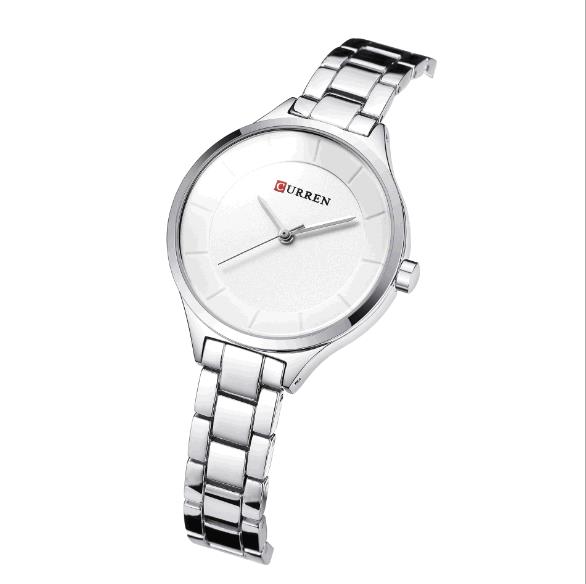Curren Women Slim steel Band Bracelet Watch
