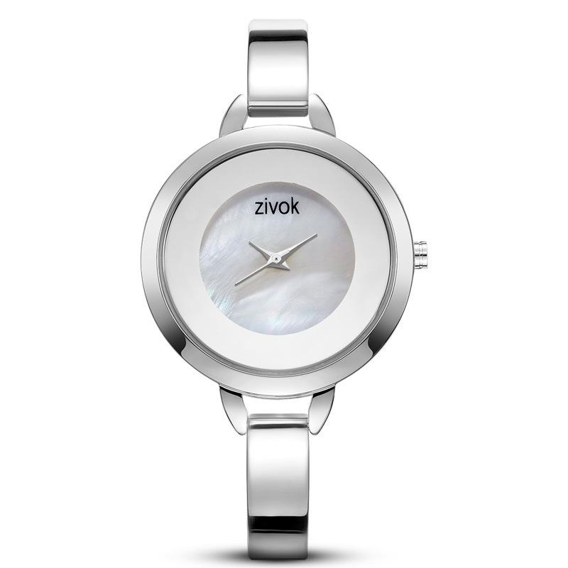 ZIVOK ladies watch new fashion trend steel watch casual quartz watch