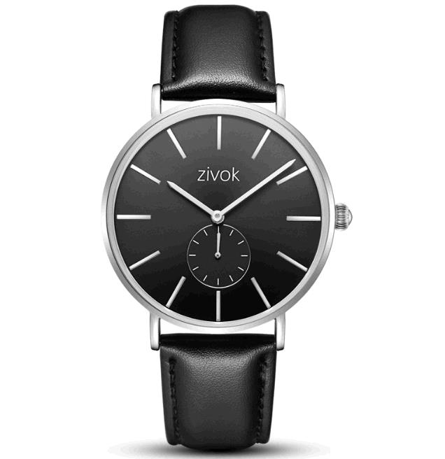 Zivok Watch Men's Classic Business Fashion Simple Belt Men's Quartz