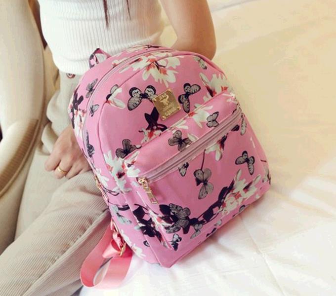 New Durable Backpack Handbag Rucksack Women Bag 3 Color Narcissus PU