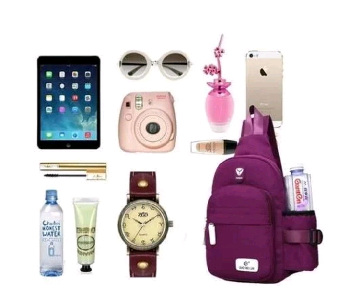 Nice Waterproof Nylon Large Capacity Travel Bag Fashionable UNISEX Sling Bag Daily Crossbody Bag