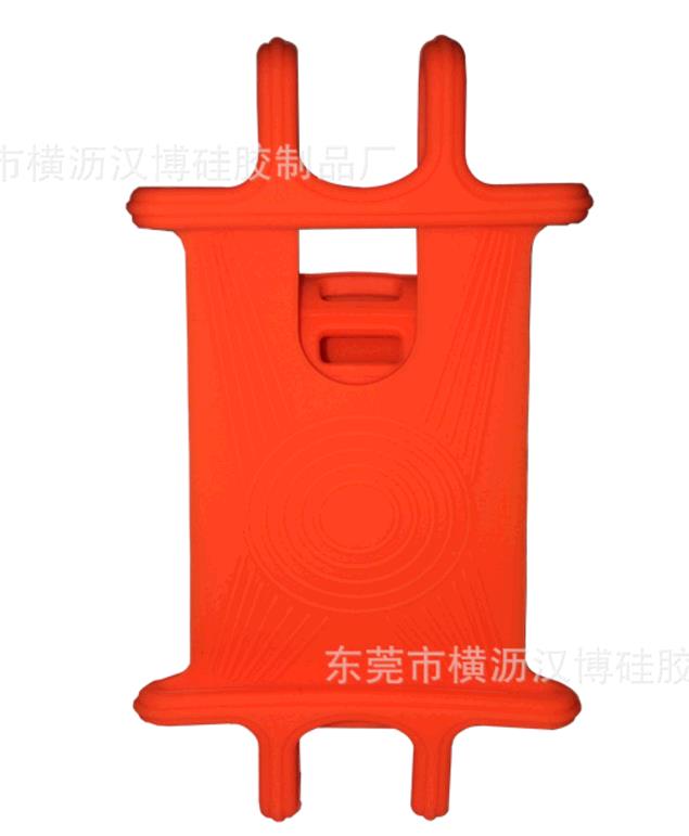 Phone Handlebar Bracket Stand Bike Bicycle Motorcycle Mobile Phone Silicone Holder Mount Buckle Pull
