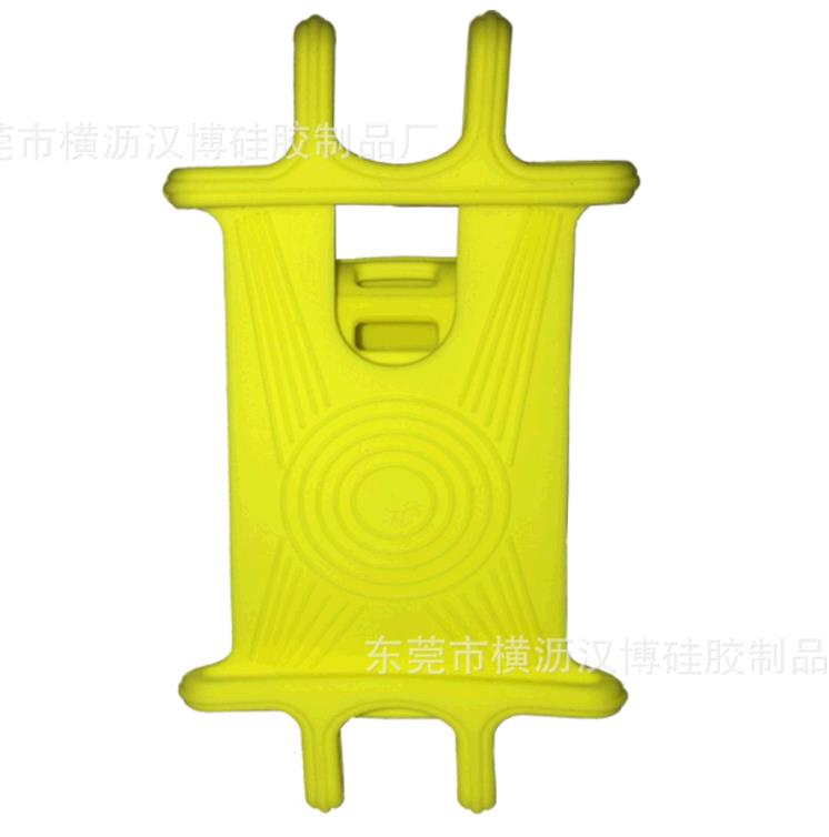 Phone Handlebar Bracket Stand Bike Bicycle Motorcycle Mobile Phone Silicone Holder Mount Buckle Pull