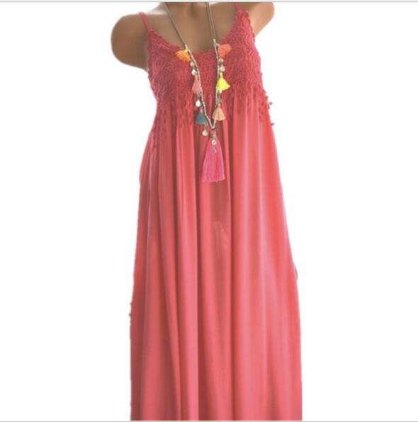 7 Color Women Fashion Casual Printing Sleeveless Sun Dress Floral Printed Tunic Dress(Size: S~5XL)