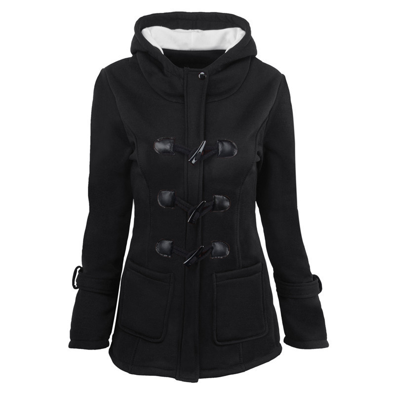 Woman Hooded Sweater for Women Outdoor Casual Cotton Blend Comfortable Keep Warm Coat Plus Size