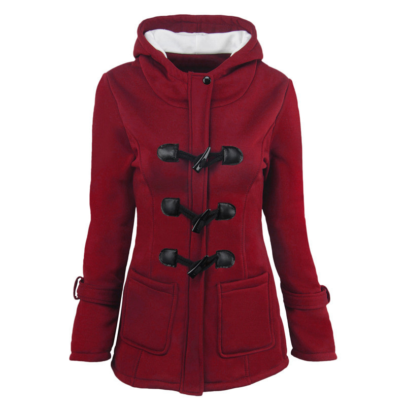 Woman Hooded Sweater for Women Outdoor Casual Cotton Blend Comfortable Keep Warm Coat Plus Size