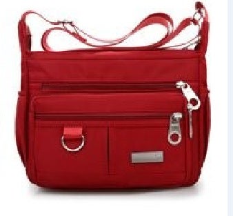Women Waterproof Single-shoulder Messenger Crossbody Bag Nylon Purse Travel Lady