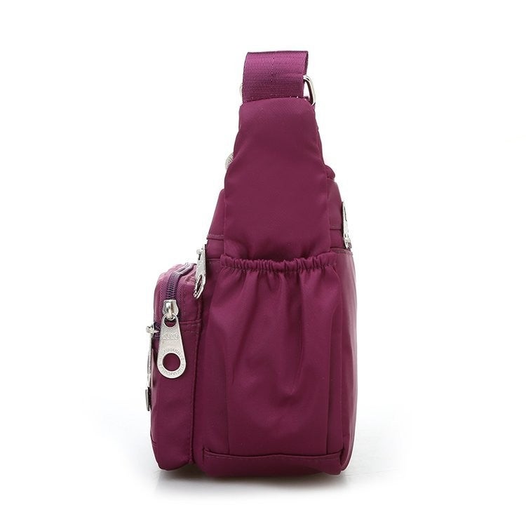 Women Waterproof Single-shoulder Messenger Crossbody Bag Nylon Purse Travel Lady
