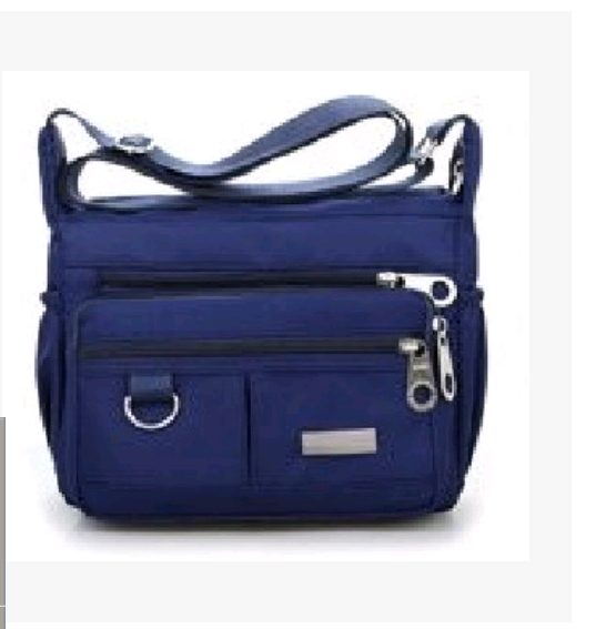 Women Waterproof Single-shoulder Messenger Crossbody Bag Nylon Purse Travel Lady