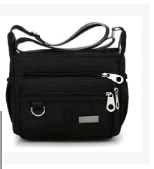 Women Waterproof Single-shoulder Messenger Crossbody Bag Nylon Purse Travel Lady