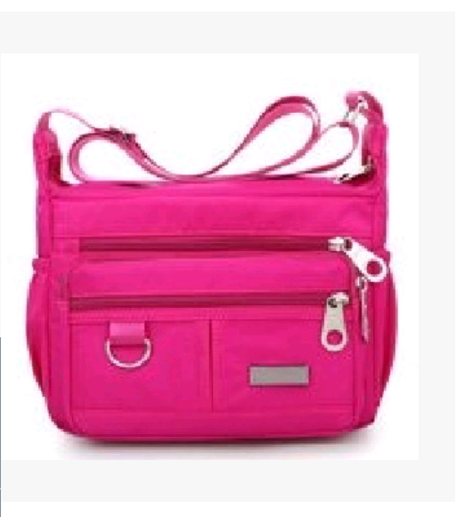 Women Waterproof Single-shoulder Messenger Crossbody Bag Nylon Purse Travel Lady