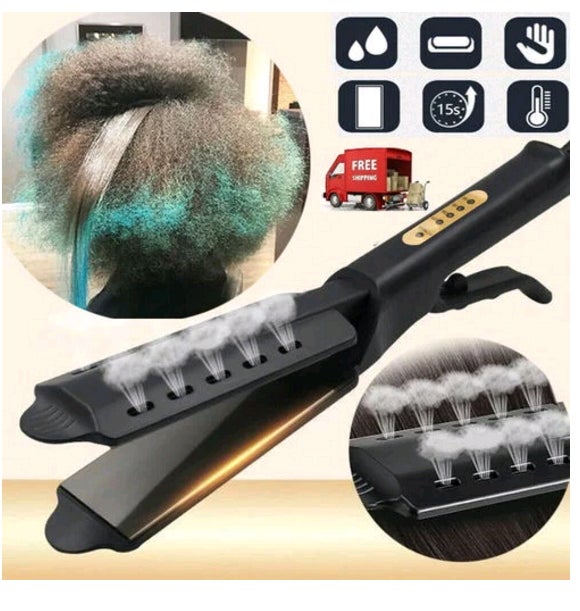 Ceramic Tourmaline Ionic Flat Iron Hair Straightener Professional Glider
