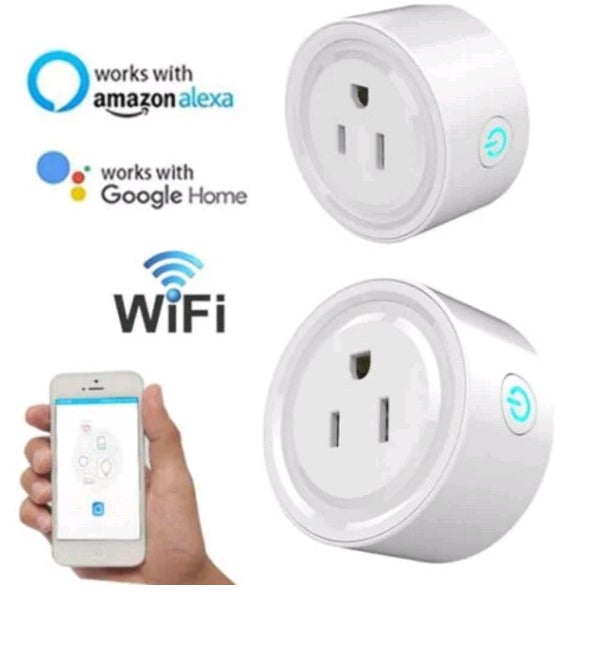 1 Pack WiFi Phone Smart Socket Works with Amazon Alexa Google Home USA Plug HOT