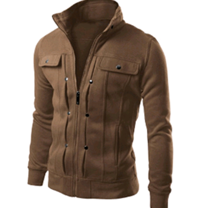 Best-Selling Cardigan Multi Button Hoodies Men Fashion Tracksuit Male Sweatshirt Jacket