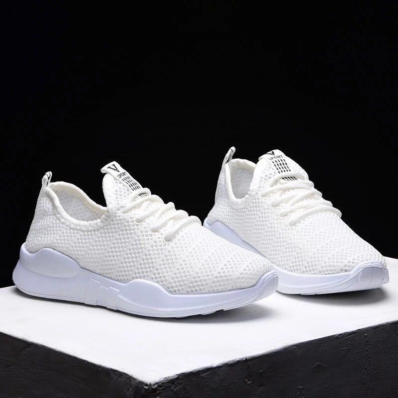 Women&apos;s sneakers breathable casual shoes hollow flat shoes