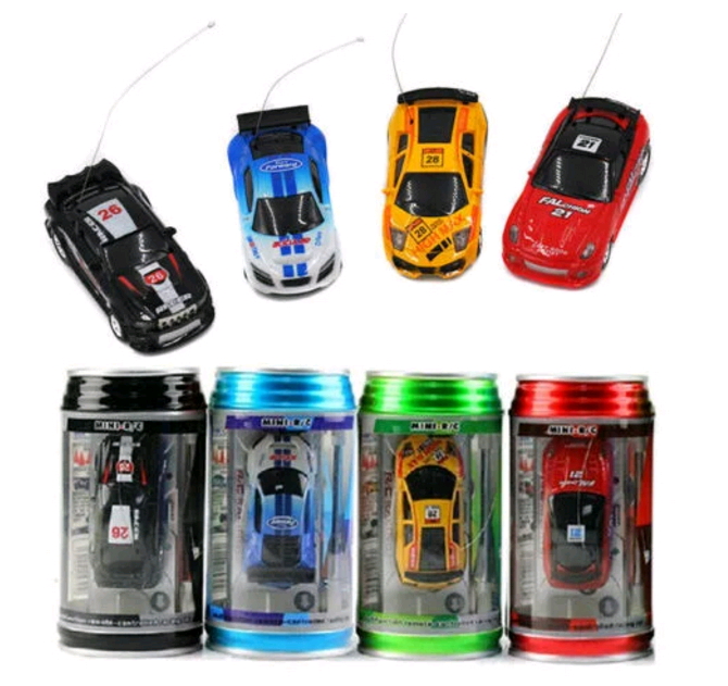 Coke Can Mini Speed RC Radio Remote Control Micro Racing Car Toy Gift HJ