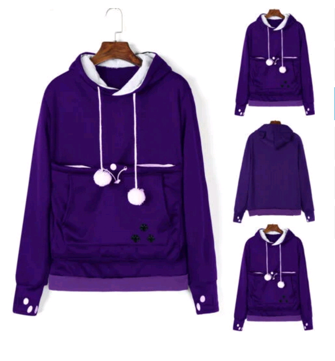 Women&apos;s Hoodie Long Sleeve Sweatshirt Jumper Sweater Hip-hop Coat Pullover Tops Sweatshirt