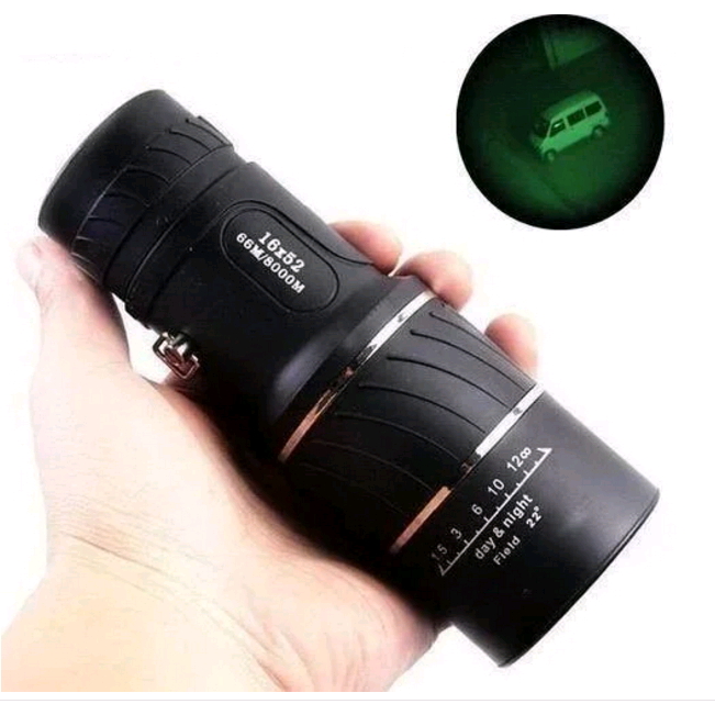 Outdoor High-definition Adjustable Zoom Monocular Telescope Camping &amp; Hunting World Cup