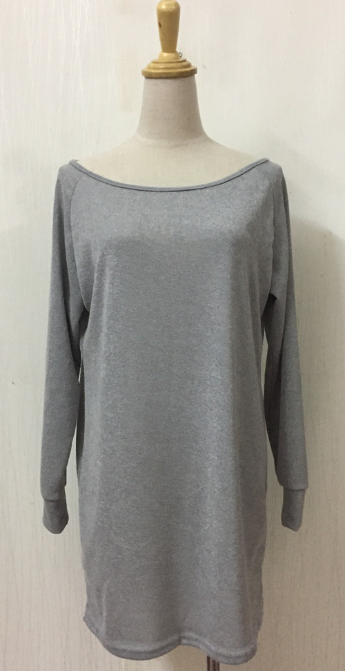 Autumn and Winter Popular Women's Wear Loose Leisure Fashion Women's Long-sleeved Dress Sweater