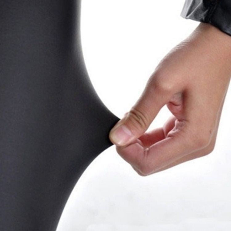 Women Matt look high waist Stretch faux leather Slim pants leggings