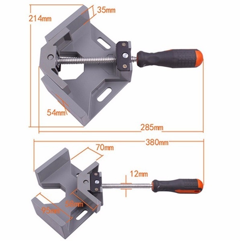 90 Degrees Corner Clamp Right Angle Woodworking Vice Wood / Metal Weld / Welding