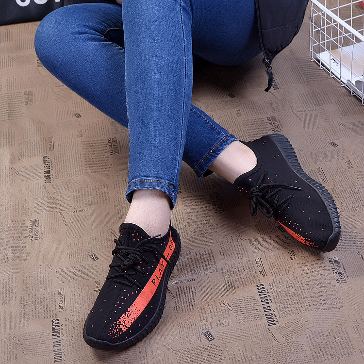 Spring new color coconut casual shoes student flat mesh shoes