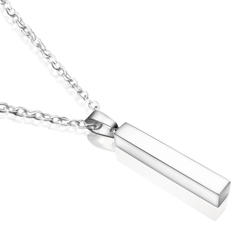 Stainless steel wishing pillar Pendant Necklace lovers jewelry