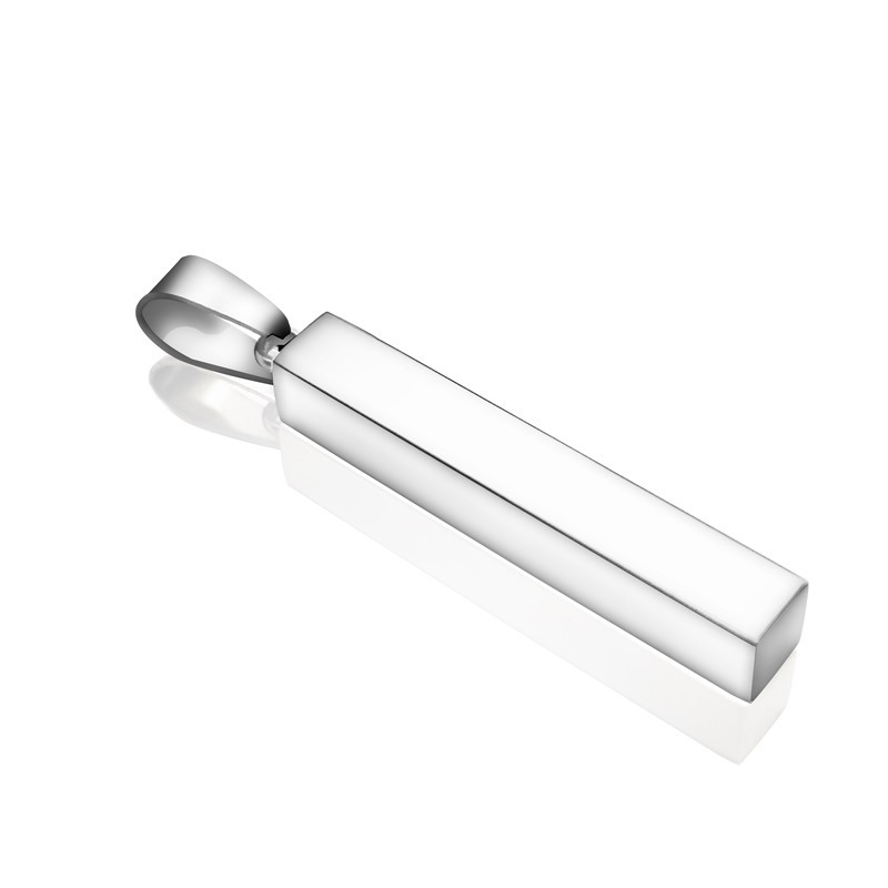 Stainless steel wishing pillar Pendant Necklace lovers jewelry