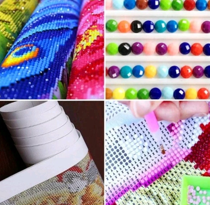 DIY Rhinestone Animal Drill Cross Stitch Decorative Painting