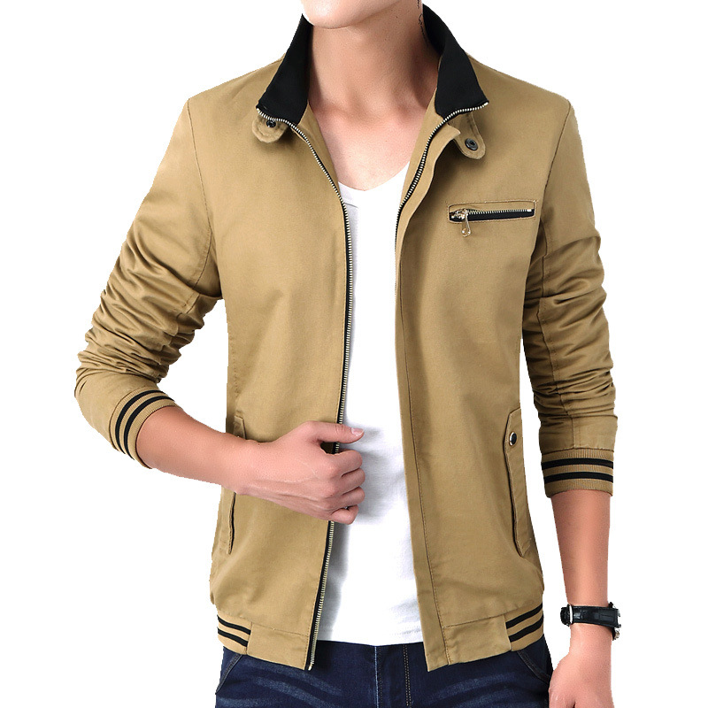 High quality Black Friday Men&apos;S Jacket Men Casual Simple Coats Winter Male Outerwear Autumn Overcoat