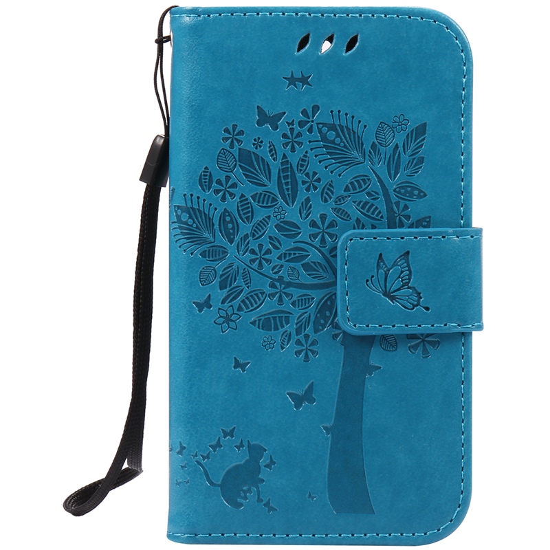 Huawei Y360 Case,Premium PU Leather Flip Wallet Case Cover
