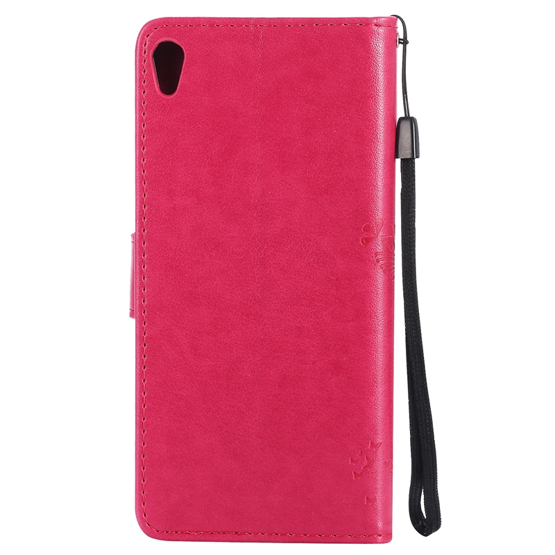 Sony Xperia E5 Case,Premium PU Leather Flip Wallet Case Cover
