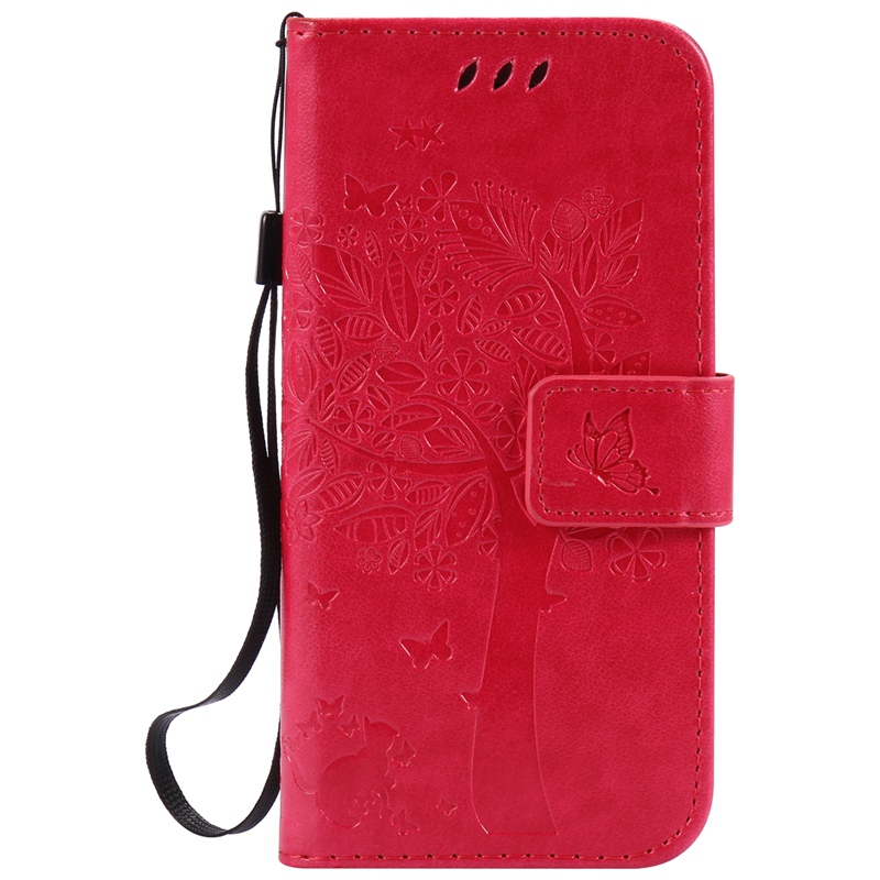 iPhone 7 Case,Premium PU Leather Flip Wallet Case Cover